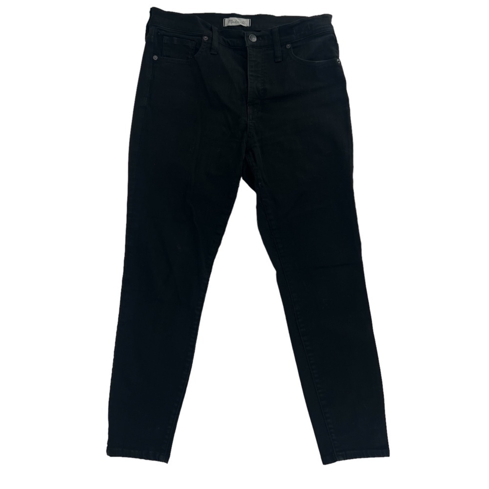 Madewell Black 9" High Rise Skinny Jeans Size 30 Women's